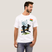 Wereldbeker Ghana 2014 T-shirt (Voorkant volledig)