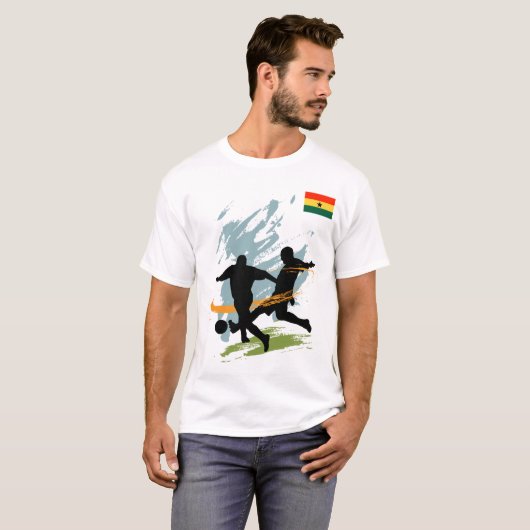 Wereldbeker Ghana 2014 T-shirt (Voorkant volledig)
