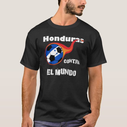 Wereldbeker - Honduras versus de wereld T-shirt (Voorkant)