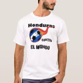 Wereldbeker - Honduras versus de wereld T-shirt (Voorkant)