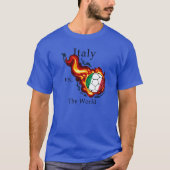 Wereldbeker - Italië versus de wereld T-shirt (Voorkant)