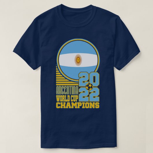Wereldbeker kampioenen 2022 Argentinië T-shirt (Design voorkant)