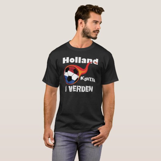 Wereldbeker - Nederland versus de wereld T-shirt (Voorkant volledig)