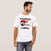 Wereldbeker - Paraguay versus de wereld T-shirt (Voorkant volledig)
