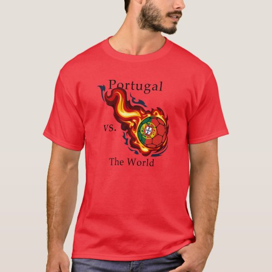 Wereldbeker - Portugal vs. het WK T-shirt (Voorkant)