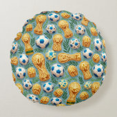 Wereldbeker Rond Kussen (Voorkant)