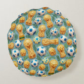 Wereldbeker Rond Kussen (Achterkant)