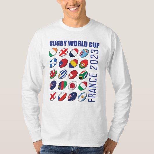 Wereldbeker rugby Frankrijk 2023 | RWC T-shirt (Voorkant)