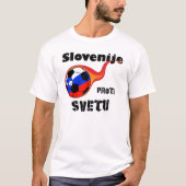Wereldbeker - Slovenië versus de wereld T-shirt (Voorkant)