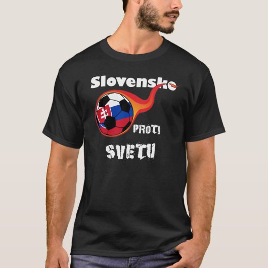 Wereldbeker - Slowakije versus de wereld T-shirt (Voorkant)