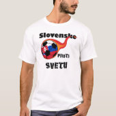 Wereldbeker - Slowakije versus de wereld T-shirt (Voorkant)