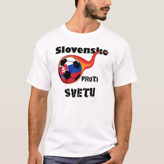 Wereldbeker - Slowakije versus de wereld T-shirt (Voorkant)