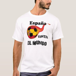Wereldbeker - Spanje versus de wereld T-shirt