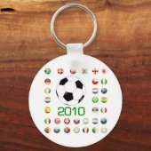 Wereldbeker T-Hemden 2010 Zuid-Afrika Sleutelhanger (Voorkant)