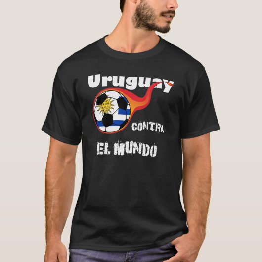 Wereldbeker - Uruguay vs. het WK T-shirt (Voorkant)