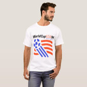 Wereldbeker USA 1994 Retro Football T-shirt (Voorkant volledig)