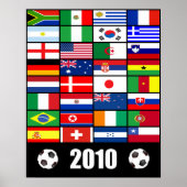 Wereldbeker voetbal 2010 poster (Voorkant)