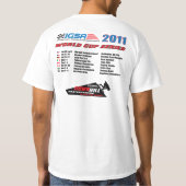 Wereldbeker voetbal 2011: Wereldbeker afdaling T-shirt (Achterkant)