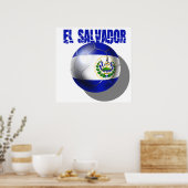 Wereldbeker Voetbal 2014 El salvador Cuscatlecos Poster (Keuken)