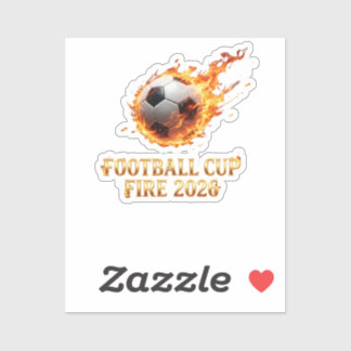 Wereldbeker Voetbal Brand 2026 WK Voetbal Bal Sticker