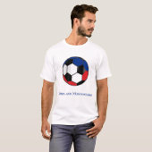 Wereldbeker Voetbal Voetbal Servië-Montenegro T-shirt (Voorkant volledig)