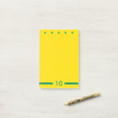 Wereldbeker Voetbal Voetbal Voetbal in Brazilië Post-it® Notes (Op bureau)