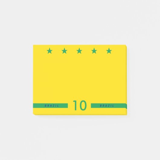 Wereldbeker Voetbal Voetbal Voetbal in Brazilië Post-it® Notes (Voorkant)
