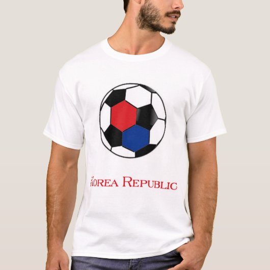 Wereldbeker Voetbal Zuid-Korea T-shirt (Voorkant)