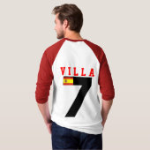 Wereldbeker zilver 7 Villa Spanje T-Shirt (Achterkant volledig)