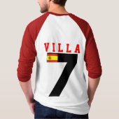 Wereldbeker zilver 7 Villa Spanje T-Shirt (Achterkant)