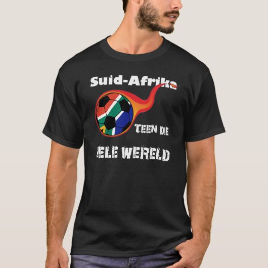 Wereldbeker - Zuid-Afrika versus de wereld T-shirt (Voorkant)