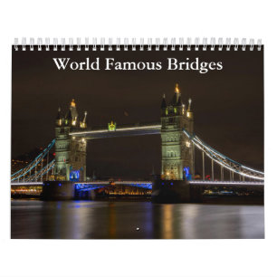 Wereldberoemde Bruggen 2027 Kalender