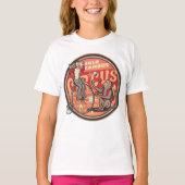 Wereldberoemde Circus Monkey malabarist T-shirt (Voorkant)