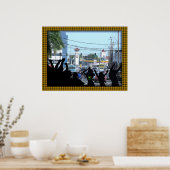 Wereldberoemde 'halve weg'-boom poster (Keuken)