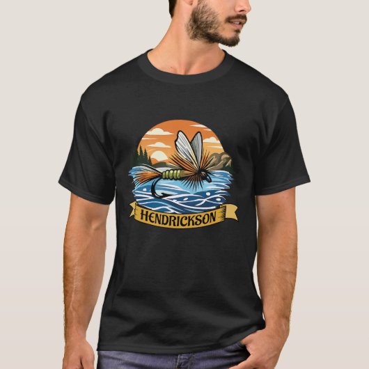Wereldberoemde Hendrickson Dry Fly T-shirt (Voorkant)
