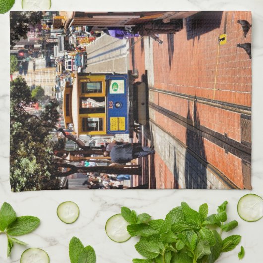 Wereldberoemde kabels theedoek (Gevouwen)