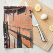 Wereldberoemde kabels theedoek (Quarter Fold)