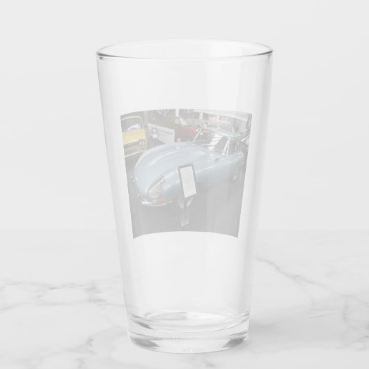 wereldberoemde klassieke e - soort jaguar glas (Achterkant)