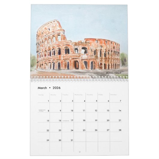 Wereldberoemde Landschapsschilderkalender 2024 Kalender (Mar 2026)