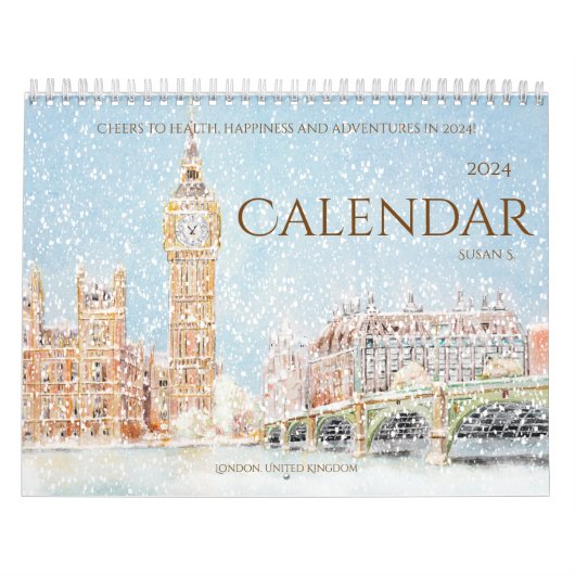 Wereldberoemde Landschapsschilderkalender 2024 Kalender (Hoes)