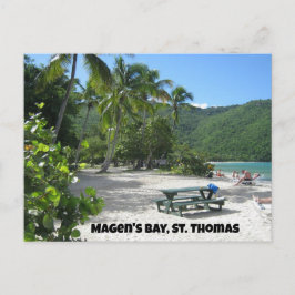 Wereldberoemde Magen's Bay, St. Thomas Briefkaart