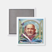 Wereldberoemde Saint-Karoli Baba ji Magnet (Voorkant / Achterkant)