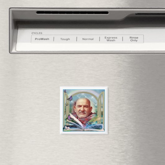 Wereldberoemde Saint-Karoli Baba ji Magnet (Insitu (Vaatwasser))