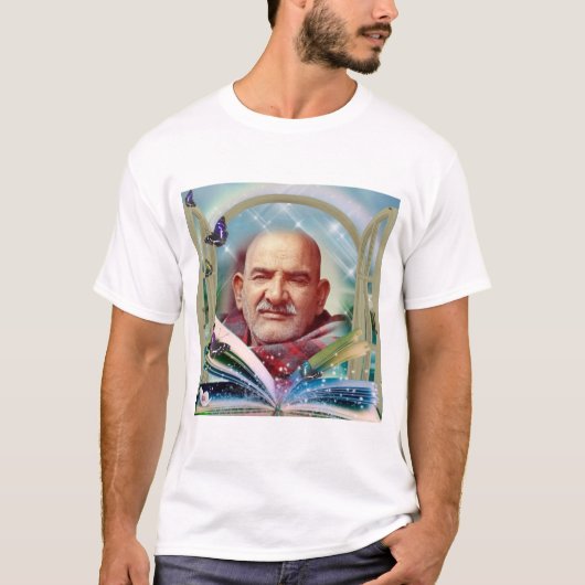 Wereldberoemde Saint-Karoli Baba ji T-shirt (Voorkant)