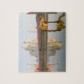 Wereldberoemde Taj Mahal tempel begraafplaats bij Legpuzzel (Verticaal)