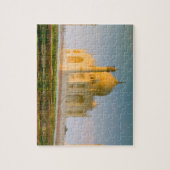 Wereldberoemde Taj Mahal-tempel-reflectie op Legpuzzel (Verticaal)