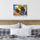 Wereldberoemde Zeemeermin. Canvas Afdruk (Insitu (Slaapkamer))