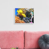 Wereldberoemde Zeemeermin. Canvas Afdruk (Insitu (Woonkamer))