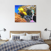 Wereldberoemde zeemeermin. canvas afdruk (Insitu (Slaapkamer))