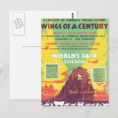  Wereldbeurs in Chicago Briefkaart (Voorkant / Achterkant)